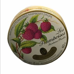 Vintage Les Framboises Raspberry Tin